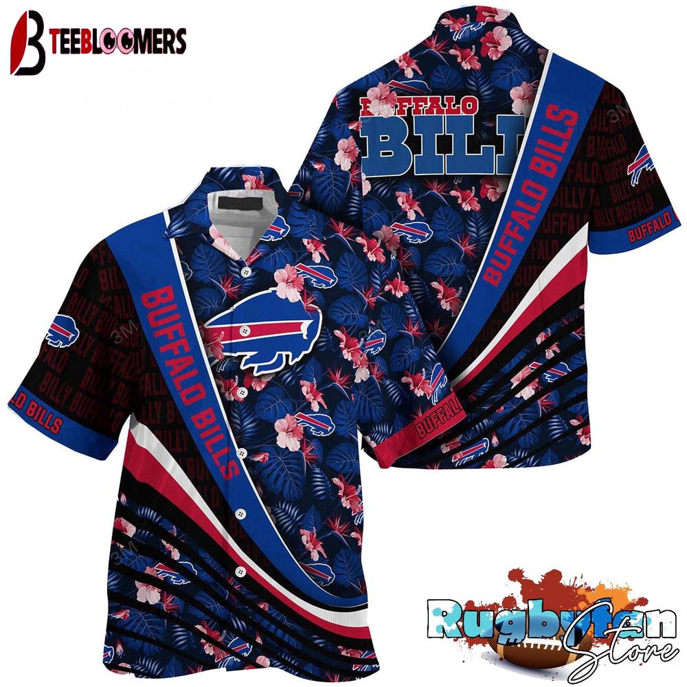 Buffalo Bills Summer Hawaii Shirt With Tropical Flower Pattern