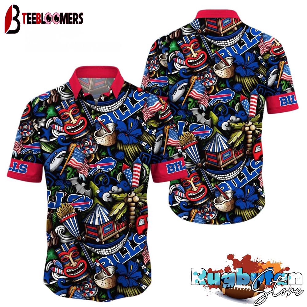 Buffalo Bills Tiki Me Off Hawaiian Shirt