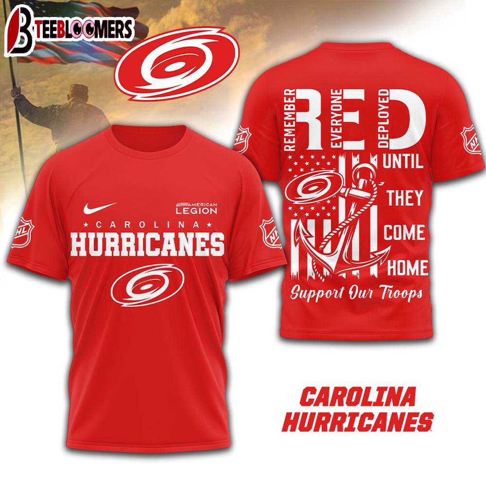 Carolina Hurricanes NHL Red Friday 3D Shirt