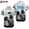 Carolina Panthers Coconut Trees NFL Hawaiian Shirt For Fans
