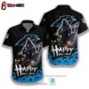 Carolina Panthers Halloween Grim Reaper Tropical Hawaiian Shirt