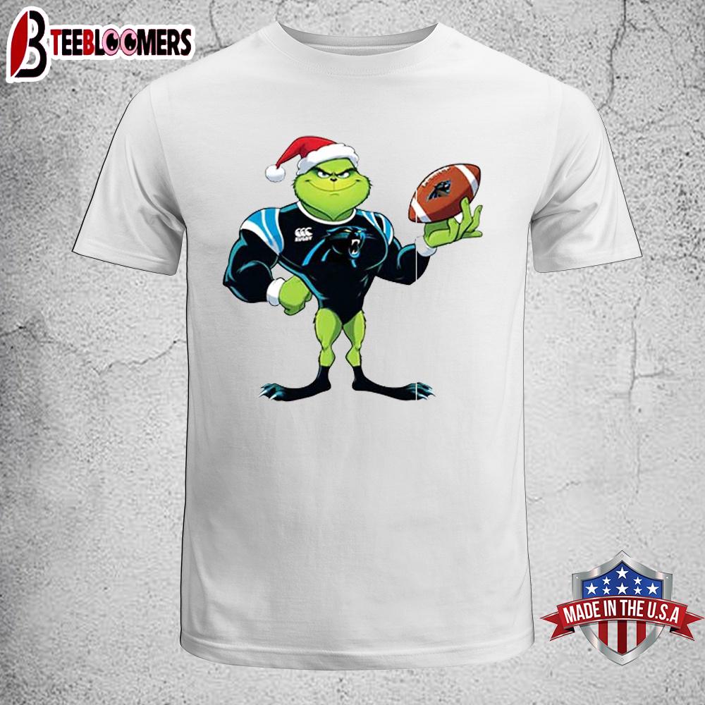 Carolina Panthers NFL Grinch Christmas Unisex T-Shirt