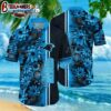 Carolina Panthers Summer Hawaiian Shirt – Floral Beach Shirt for NFL Fans