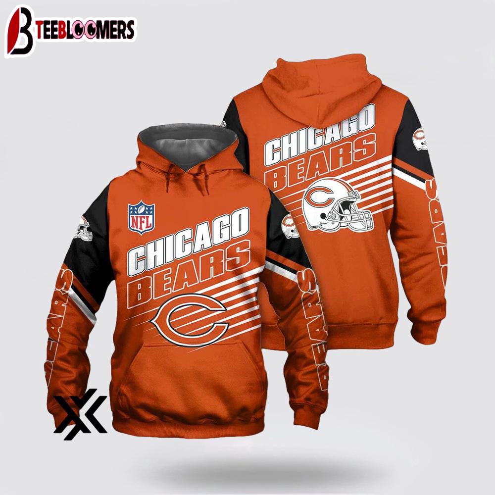 Chicago Bears 3D Shirt For Fans