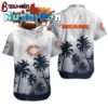 Chicago Bears Coconut Trees Nfl Gift For Fan Hawaiian Graphic Print Short Sleeve Hawaiian Shirt