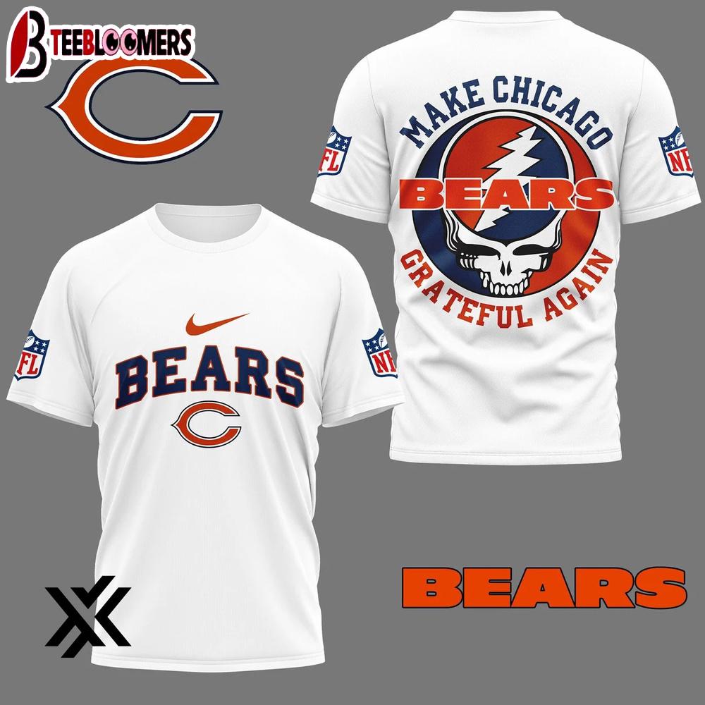 Chicago Bears Grateful Game Day 3D Shirt Gift For Fans