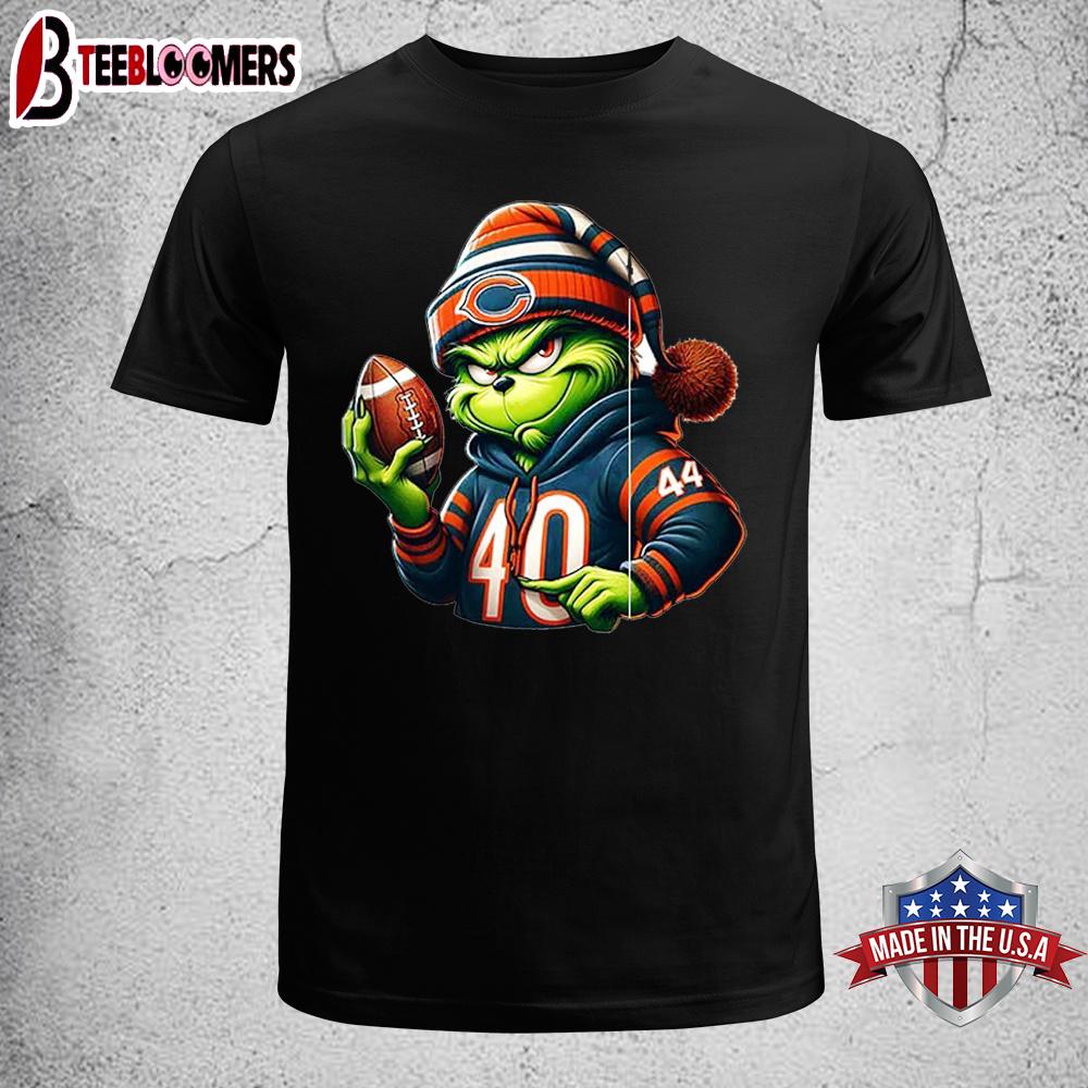 Chicago Bears Grinch Christmas Unisex T-Shirt