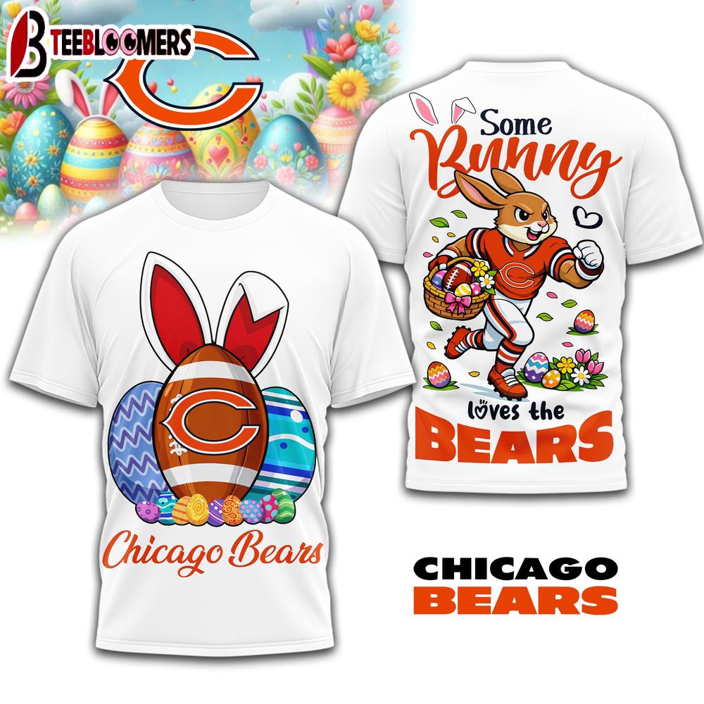 Chicago Bears NFL Easter Day 3D Shirt For Fans
