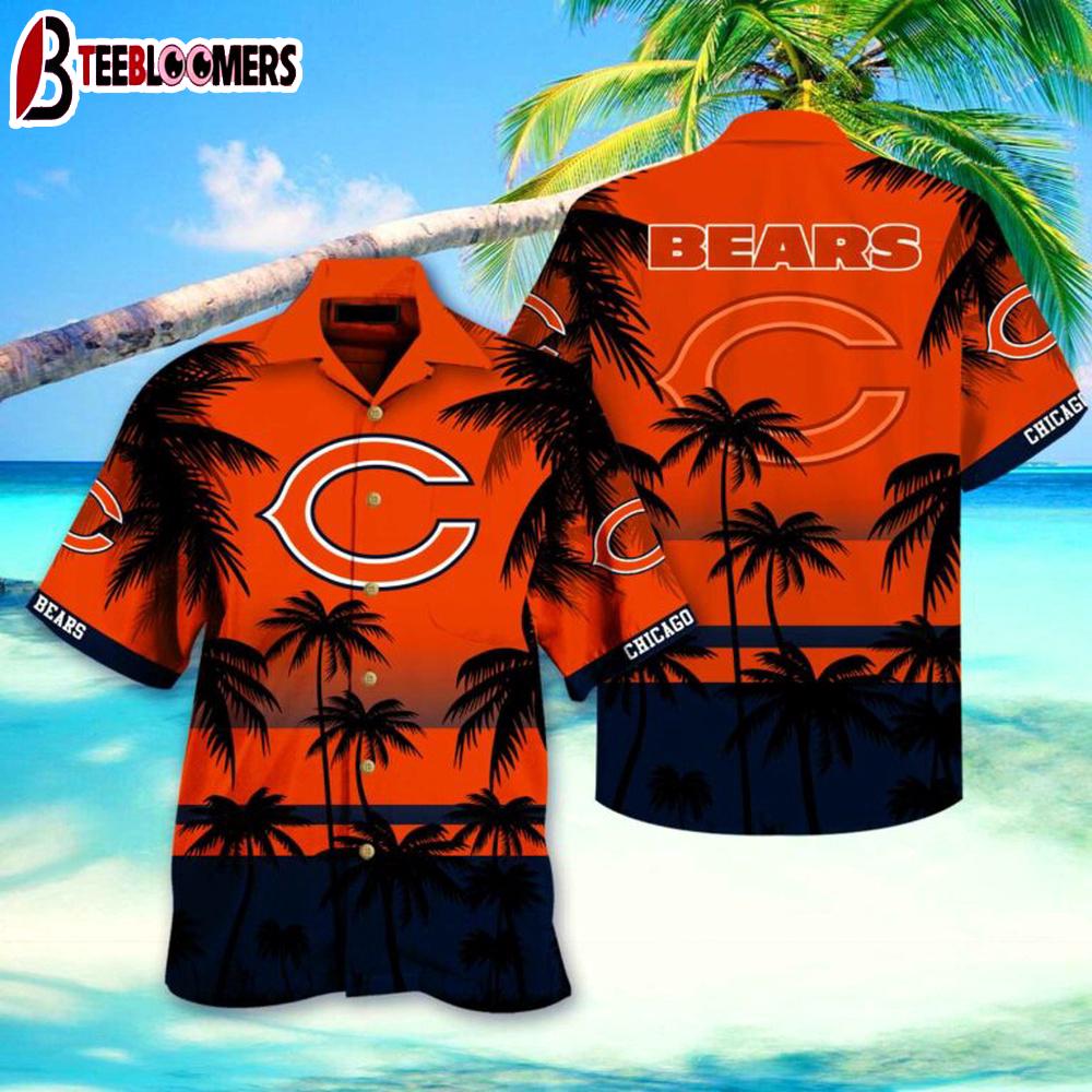 Chicago Bears NFL HAWAIIAN SHIRT & SHORT 3D FOR FANS 01