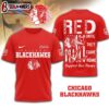 Chicago Blackhawks NHL Red Friday 3D T-Shirt
