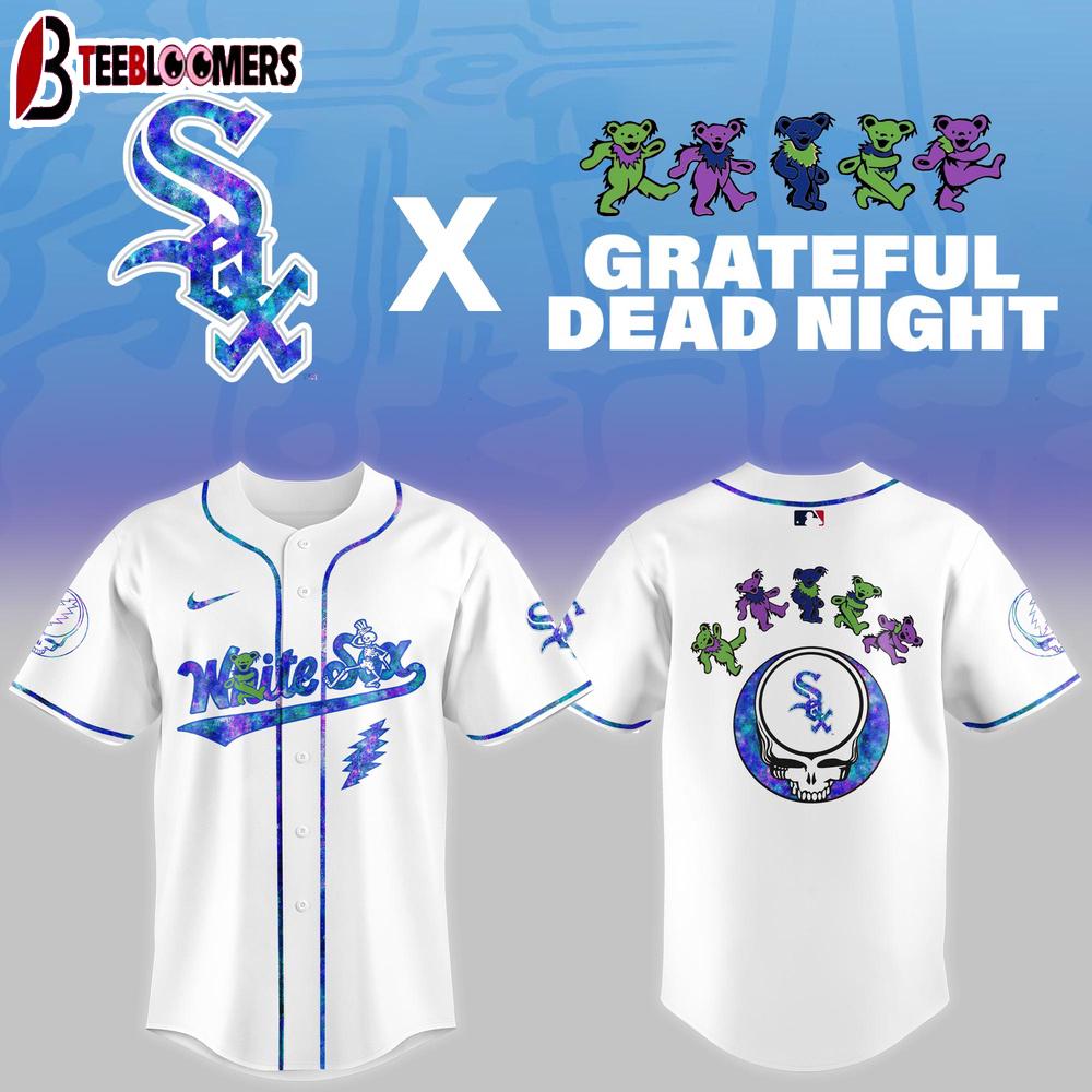 Chicago White Sox MLB x Grateful Dead Night Baseball Jersey Shirt