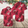 Chiefs Hawaiian Shirt Black Palm Leaves Logo Pattern Kansas City Gift