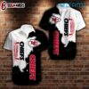 Chiefs Hawaiian Shirt Black White Football Kansas City Chiefs Gift