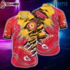 Chiefs Hawaiian Shirt Claws Football On Fire Kansas City Chiefs Gift