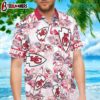 Chiefs Hawaiian Shirt Flamingo Logo Pattern Kansas City Chiefs Gift