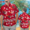 Chiefs Hawaiian Shirt Mascot Hibiscus Pattern Kansas City Gift