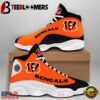 Cincinnati Bengals NFL Big Logo Football Team Air Jordan 13 Shoes - Gift For Fans