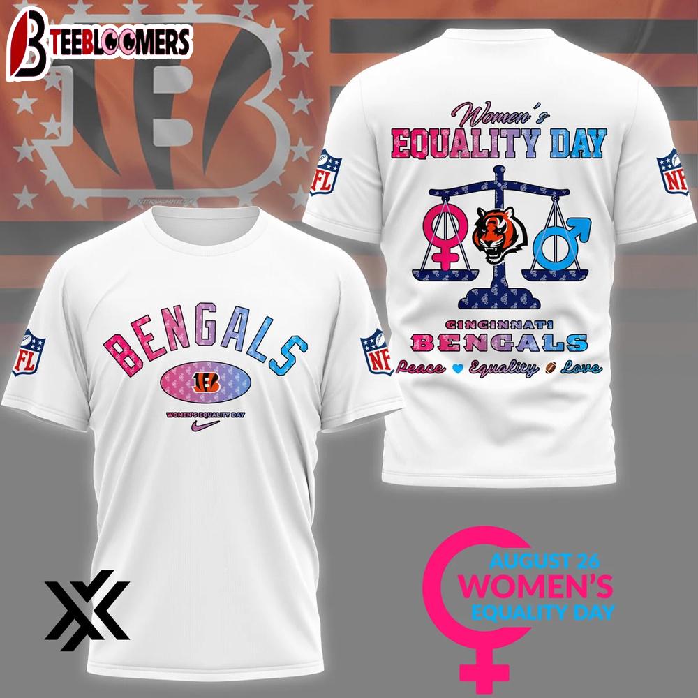 Cincinnati Bengals Women’s Equality Day 3D Shirt Gift For Fans