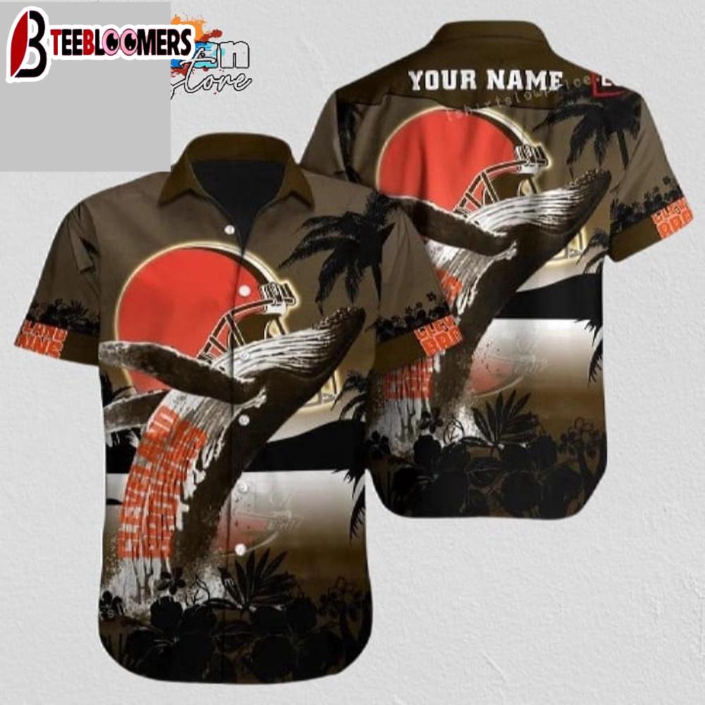 Cleveland Browns Hawaiian Shirt NFL Football Personalized Hawaiian Shirt Cheap For Men Women