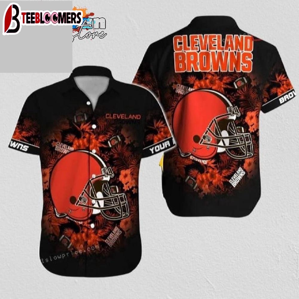 Cleveland Browns Hawaiian Shirt NFL Football Personalized Hawaiian Shirt Cheap For Mens Womens