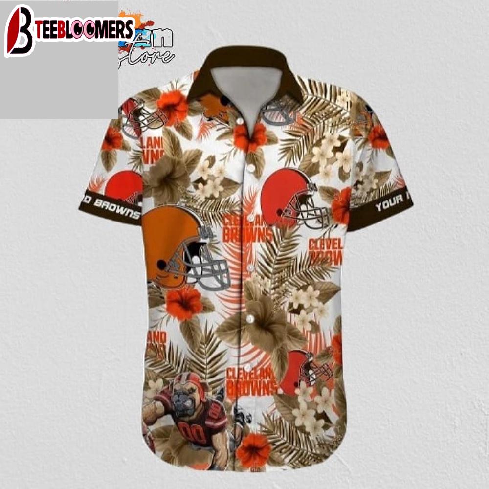 Cleveland Browns Hawaiian Shirt NFL Football Personalized Hawaiian Shirt Cheap