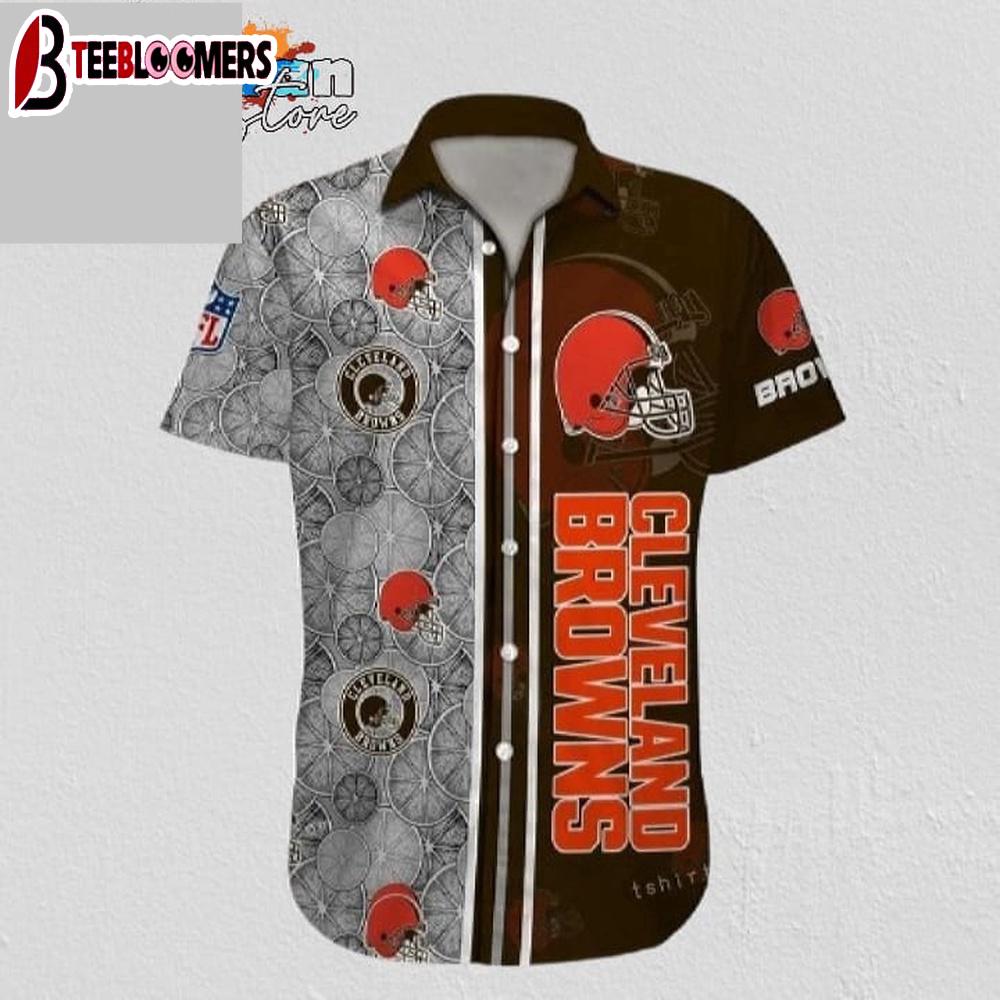 Cleveland Browns Hawaiian Shirt NFL Football Print Cheap Hawaiian Shirt For Men Women