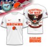 Cleveland Browns NFL Department Of War 3D T-Shirt