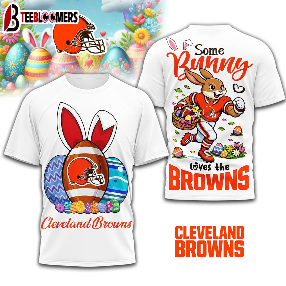 Cleveland Browns NFL Easter Day 3D Shirt For Fans