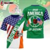 Cleveland Browns NFL Irish America 3D T-Shirt For Fans