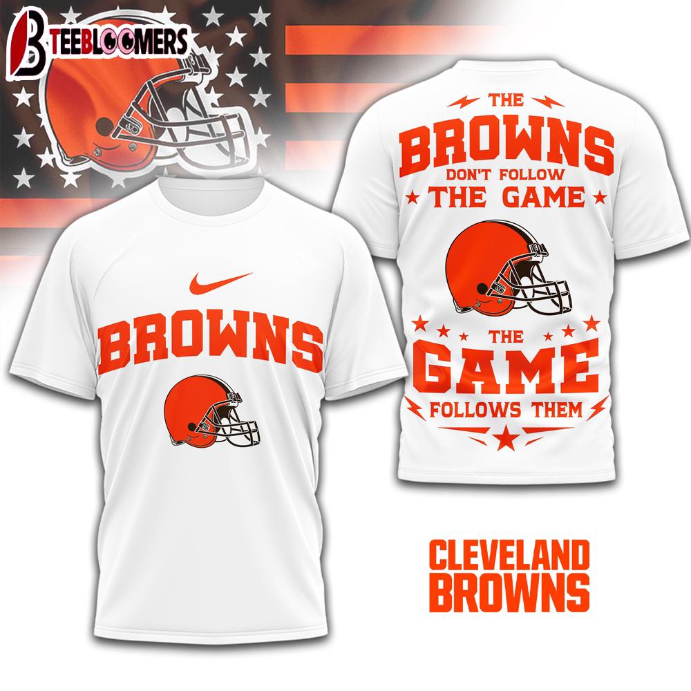Cleveland Browns NFL Rule The Field 3D T-Shirt For Fans