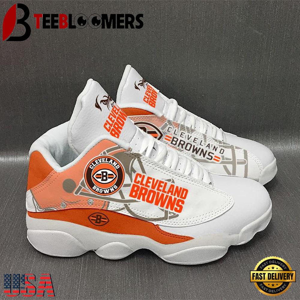 Cleveland Browns NFL Ver 2 Air Jordan 13 Sneaker - Gift For Fans