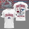 Colorado Avalanche NHL Bartender All Over Print 3D Shirt