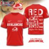 Colorado Avalanche NHL Red Friday 3D Shirt