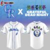 Colorado Rockies MLB x Grateful Dead Night Baseball Jersey Shirt