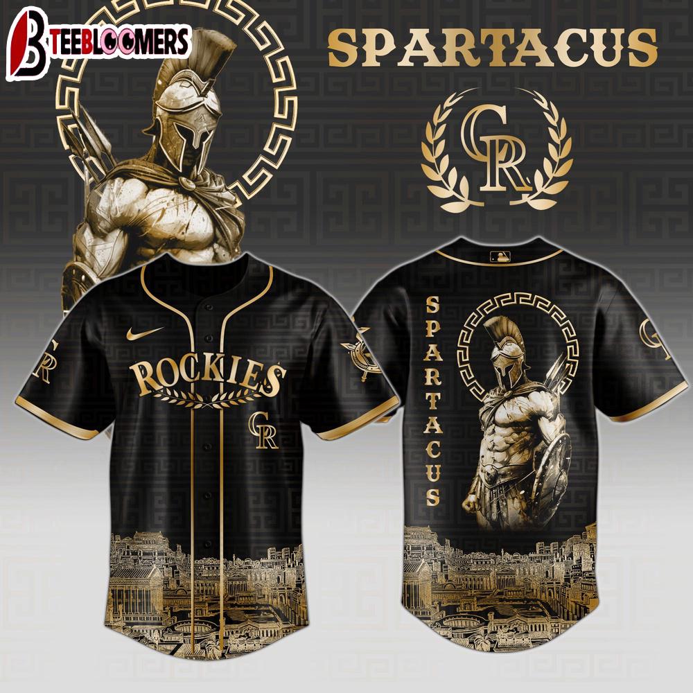 Colorado Rockies MLB x Spartacus Baseball Jersey Shirt