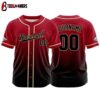 Custom Name And Number black-red Baseball Jersey Shirts
