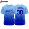 Custom Name And Number blue gradient Baseball Jersey Shirts