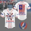 Custom Name And Number Grateful Dead Music Baseball Jersey Shirt For Fans