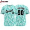 Custom Name And Number Green Baseball Jersey Shirts