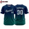 Custom Name And Number green-navy Baseball Jersey Shirts