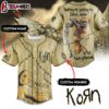 Custom Name And Number Korn Music Baseball Jersey Shirt For Fans