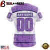Custom Name And Number NFL Dallas Cowboys Football Team Fight Cancer 3D T-Shirt