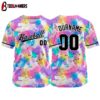 Custom Name And Number pink-purple Baseball Jersey Shirts