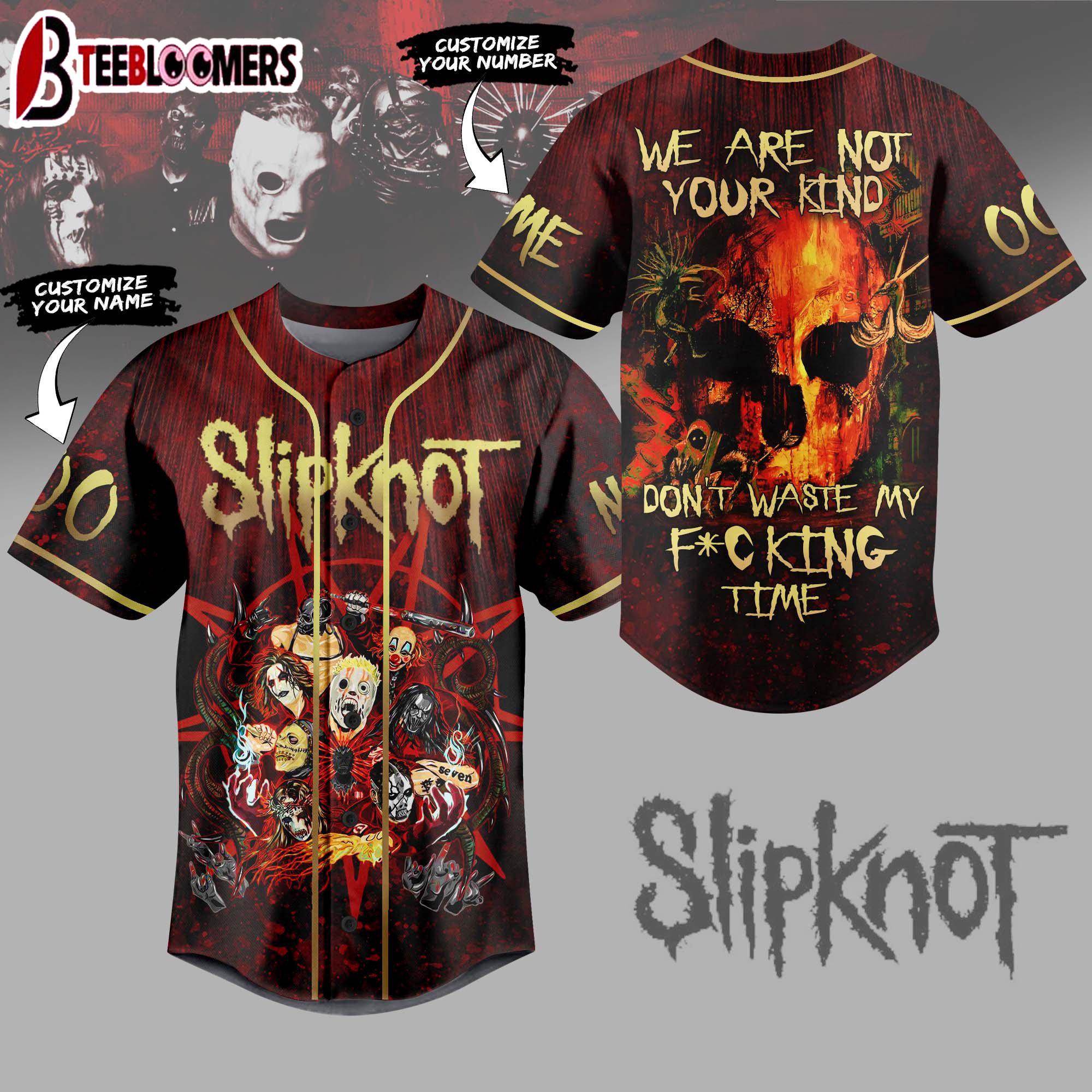 Custom Name And Number Slipknot Music Baseball Jersey Shirt For Fans Custom Name And Number Slipknot Music Baseball Jersey Shirt For Fans
