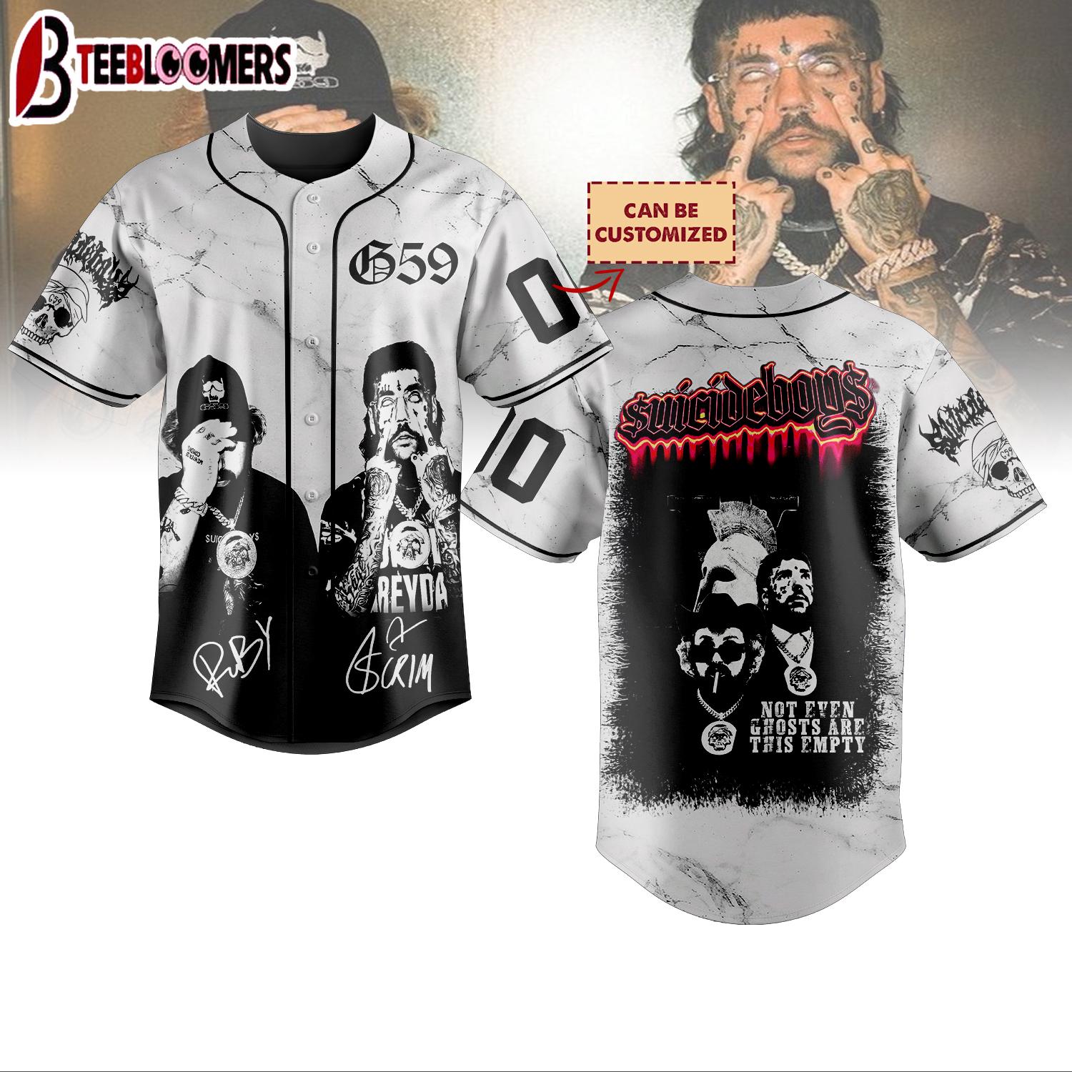 Custom Name And Number $ui̇ci̇deboy$ Music Band Baseball Jersey Shirt For Fans Custom Name And Number $ui̇ci̇deboy$ Music Band Baseball Jersey Shirt For Fans