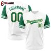 Custom Name And Number white-green-yellow Baseball Jersey Shirts