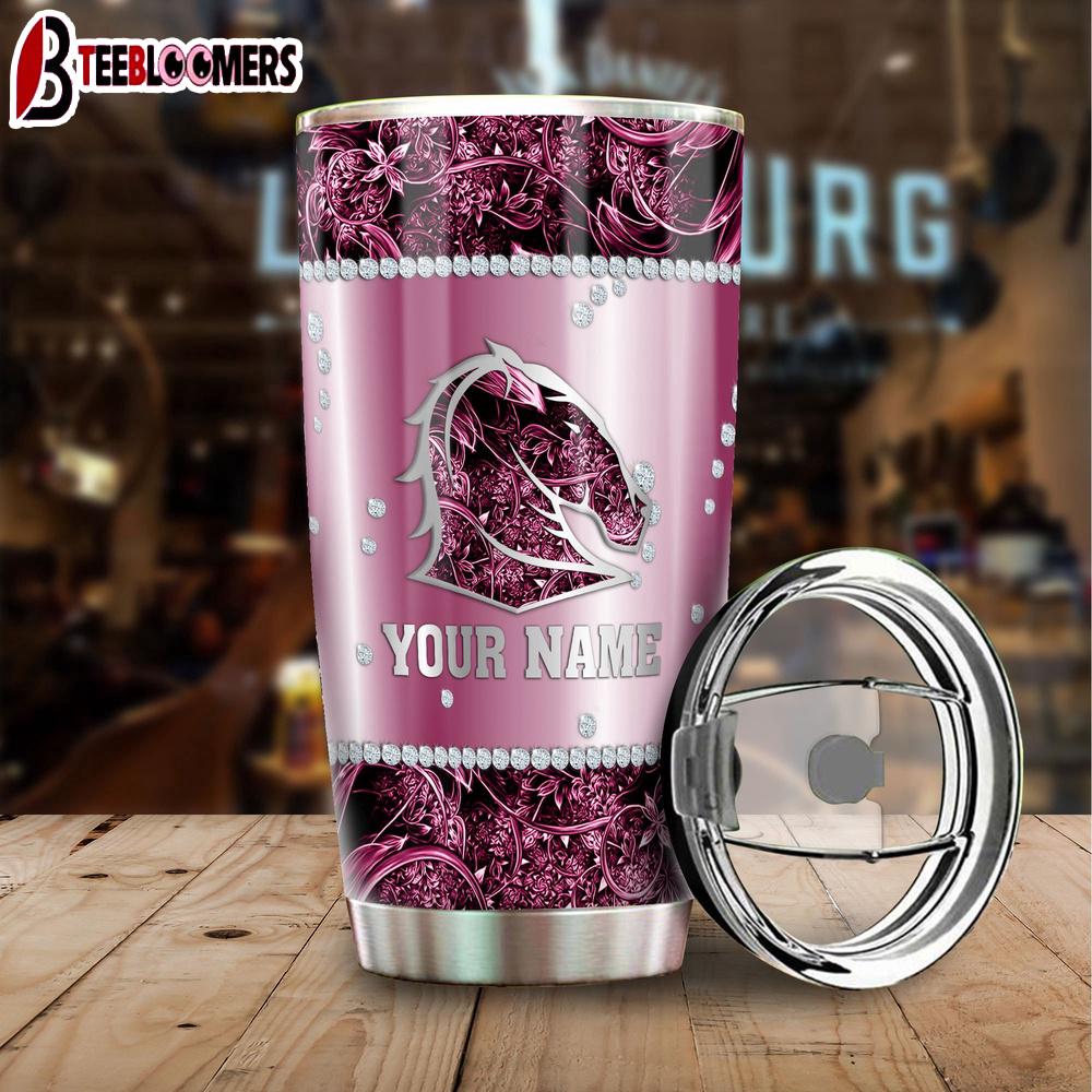 Custom Name Broncos NRL Tumbler All Teams Tumbler Gift For Fans