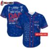 Custom Name Buffalo Bills I Have Two Titles Father's Day Baseball Jersey