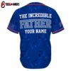 Custom Name Buffalo Bills The Increadible Father's Day Baseball Jersey