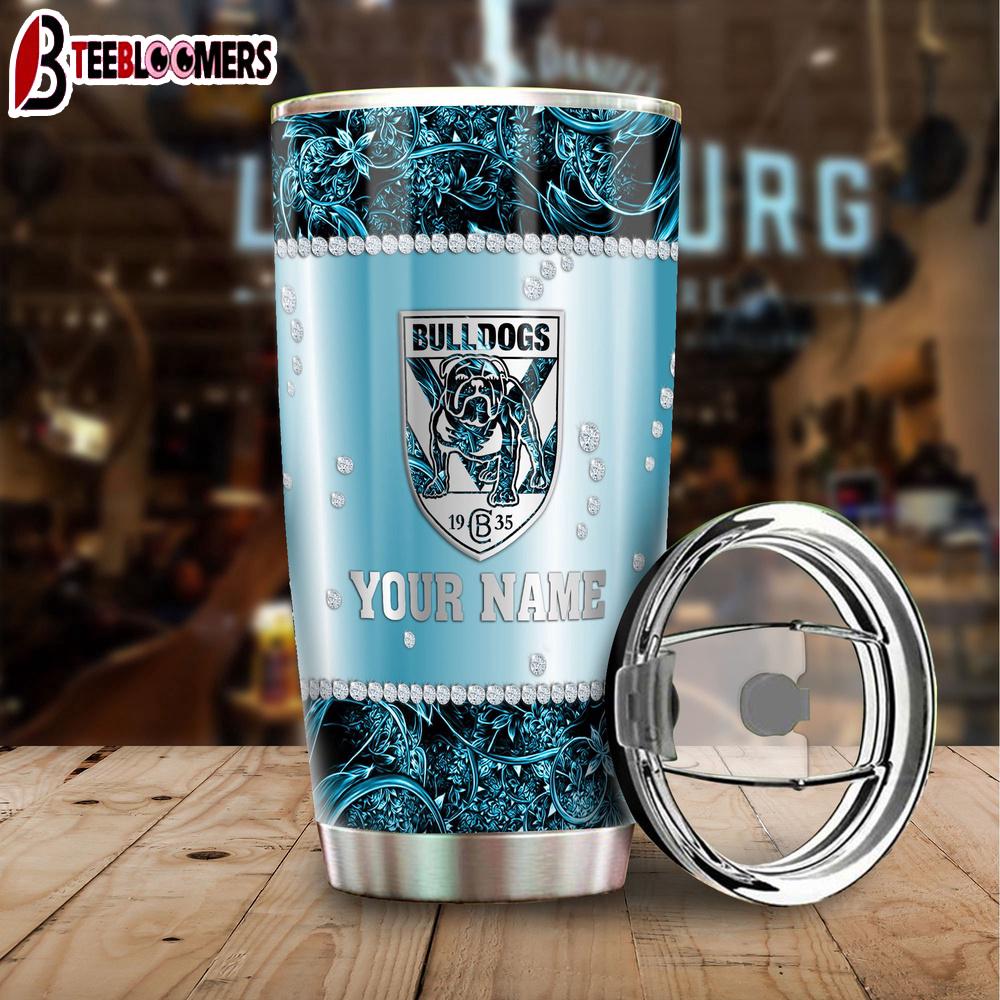 Custom Name Bulldogs NRL Tumbler All Teams Tumbler Gift For Fans